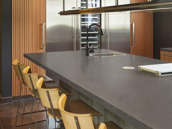 thi công đá bàn đảo bếp MoreStone