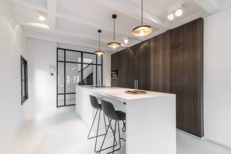 thi công đá bàn đảo bếp MoreStone